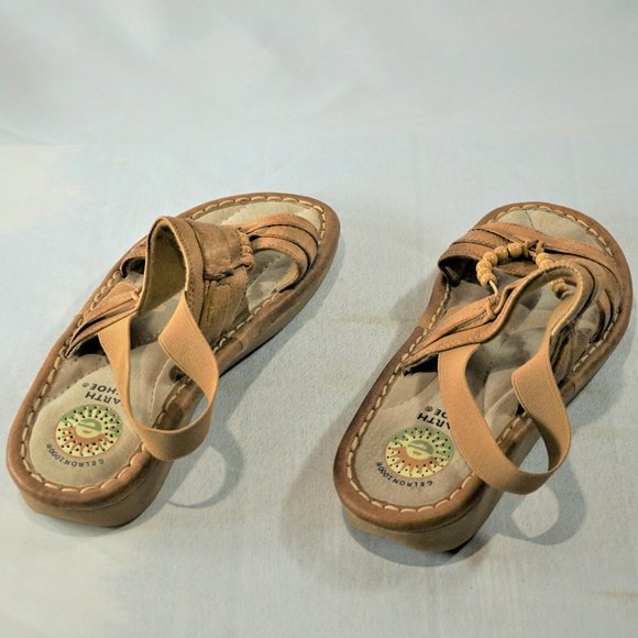 Earth Shoe Ginseng Gelron 2000 sandals 6.5 EUC - Picture 2 of 4